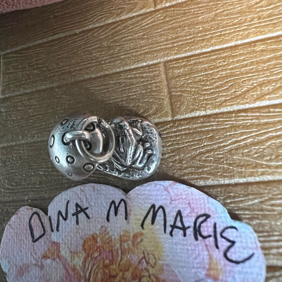 James Avery Extremely Rare Retired 3d Mushroom Frog Charm! 925 - Picture 3 of 4